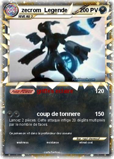 Pokemon zecrom  Legende