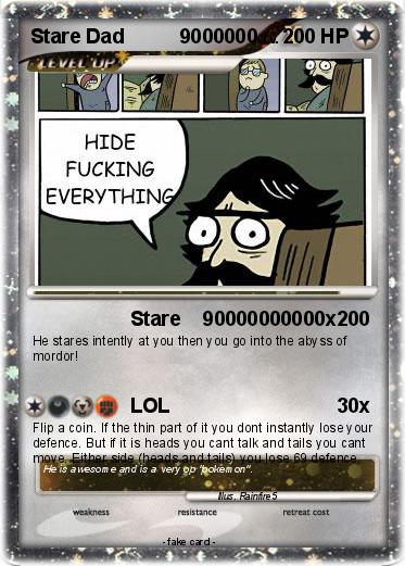 Pokemon Stare Dad          9000000