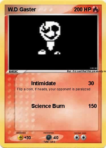 Pokemon W.D Gaster