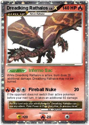 Pokemon Dreadking Rathalos
