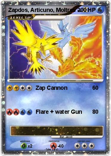 Pokemon Zapdos, Articuno, Moltres