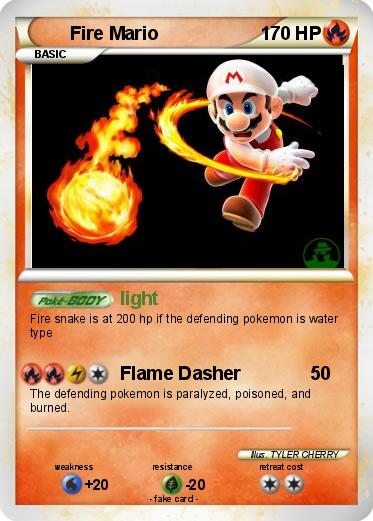 Pokemon Fire Mario