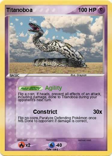Pokemon Titanoboa