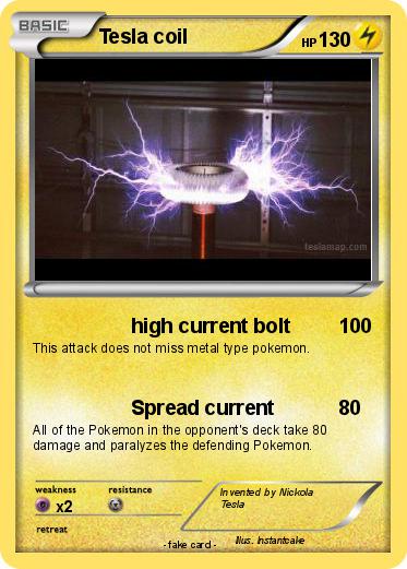 Pokemon Tesla coil