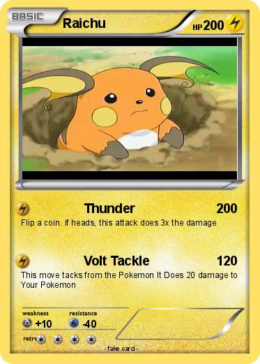 Pokemon Raichu