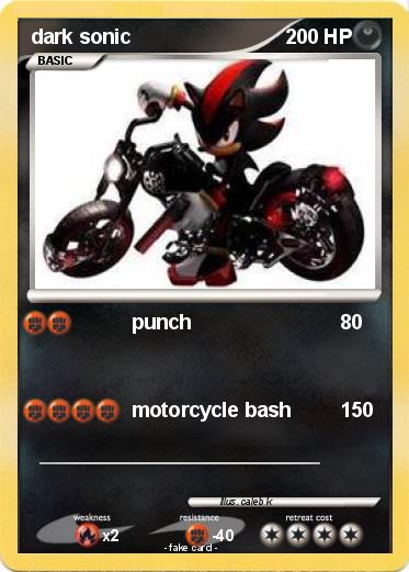 Pokemon dark sonic
