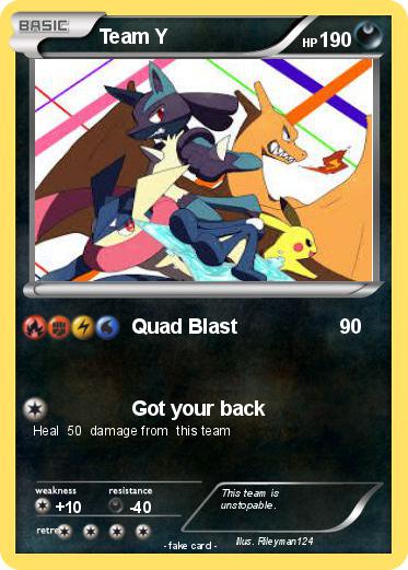 Pokemon Team Y