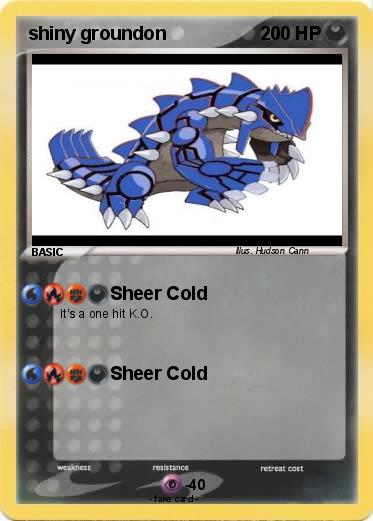 Pokemon shiny groundon