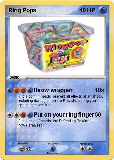 Pokemon Ring Pops