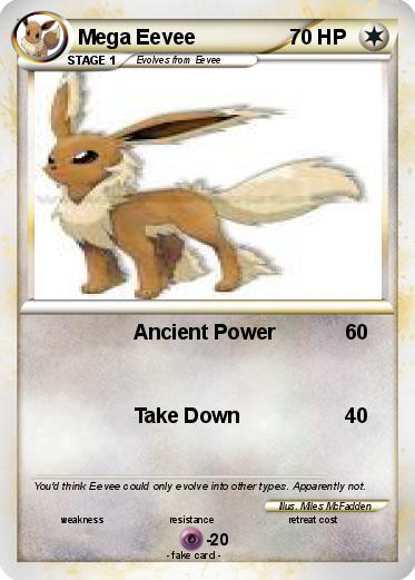 Pokemon Mega Eevee