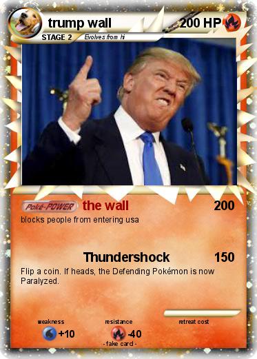 Pokemon trump wall
