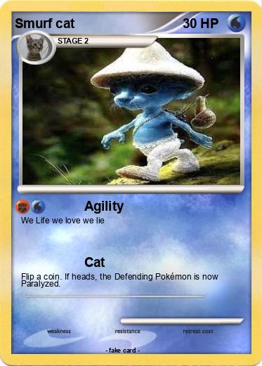 Pokemon Smurf cat
