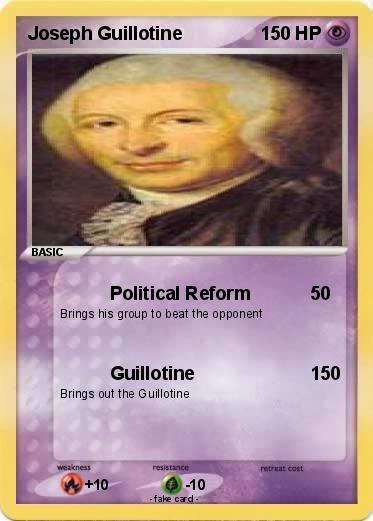 Pokemon Joseph Guillotine