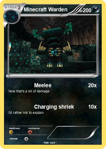 Pokemon Minecraft Warden
