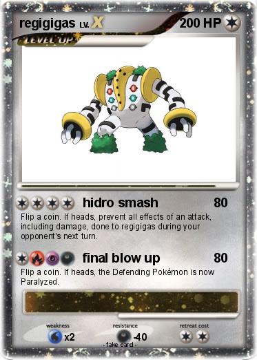 Pokemon regigigas