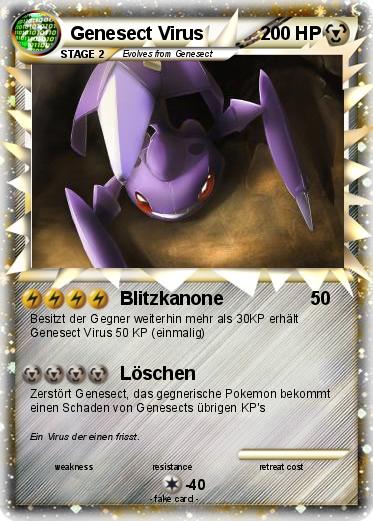 Pokemon Genesect Virus