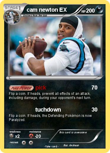 Pokemon cam newton EX
