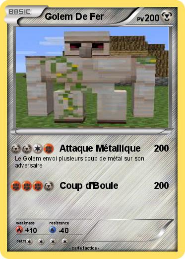 Pokemon Golem De Fer