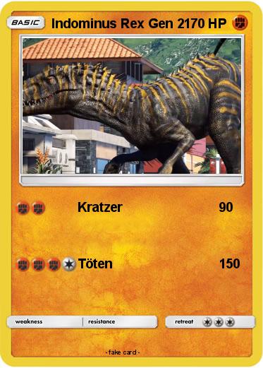 Pokemon Indominus Rex Gen 2