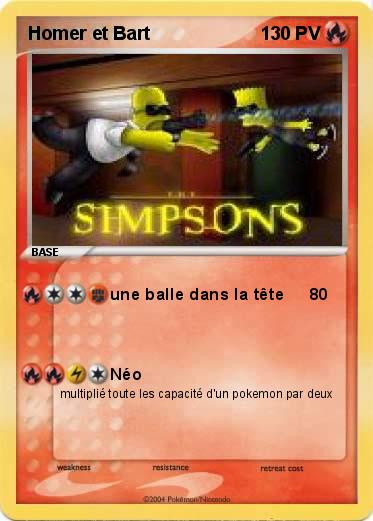 Pokemon Homer et Bart