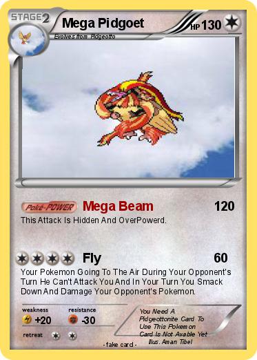 Pokemon Mega Pidgoet