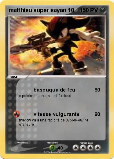Pokemon matthieu super sayan 10