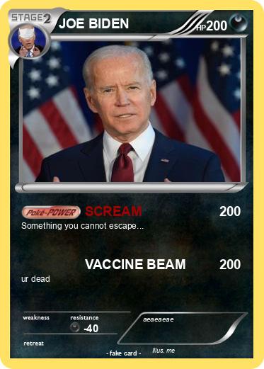 Pokemon JOE BIDEN