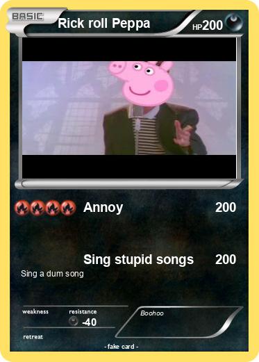 Pokemon Rick roll Peppa