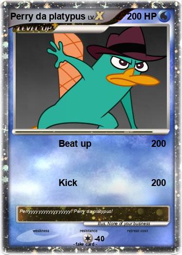 Pokemon Perry da platypus