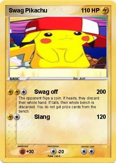 Pokemon Swag Pikachu