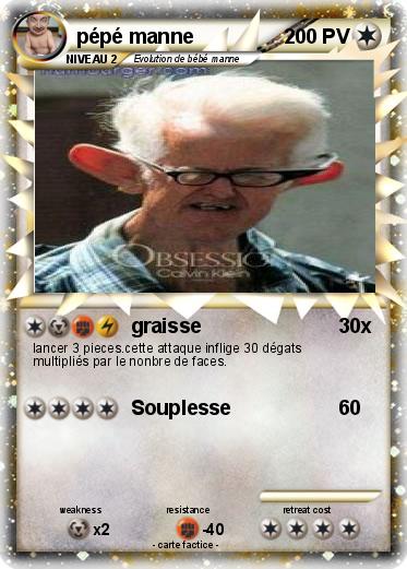 Pokemon pépé manne