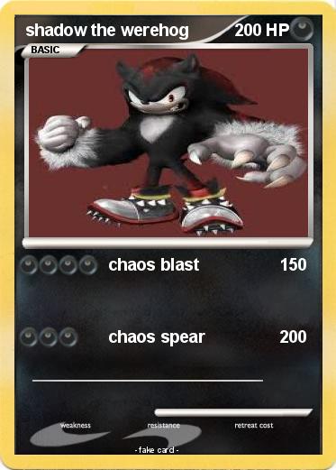 Pokemon shadow the werehog