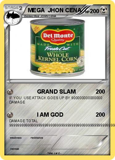 Pokemon MEGA  JHON CENA