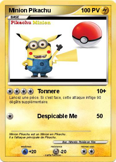 Pokemon Minion Pikachu