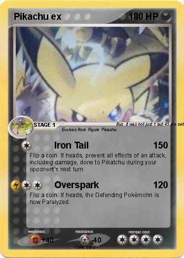 Pokemon Pikachu ex