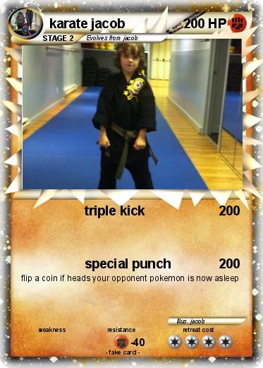 Pokemon karate jacob