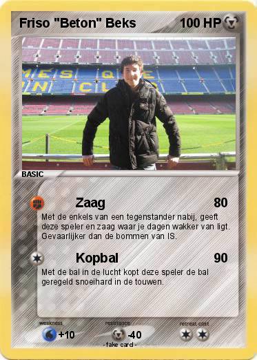 Pokemon Friso "Beton" Beks
