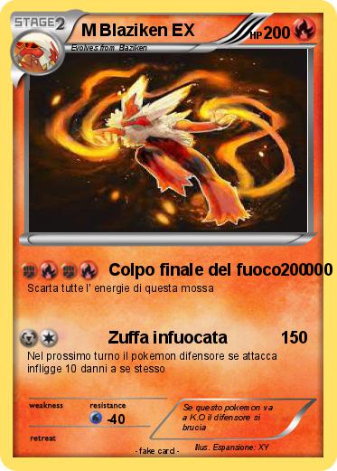 Pokemon M Blaziken EX