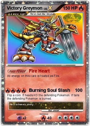 Pokemon Victory Greymon