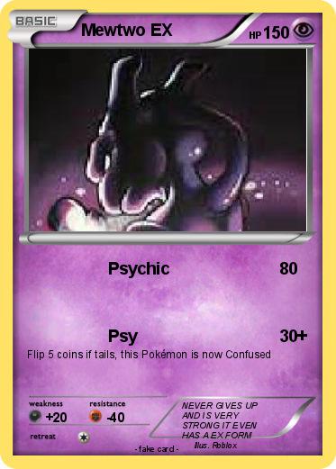 Pokemon Mewtwo EX