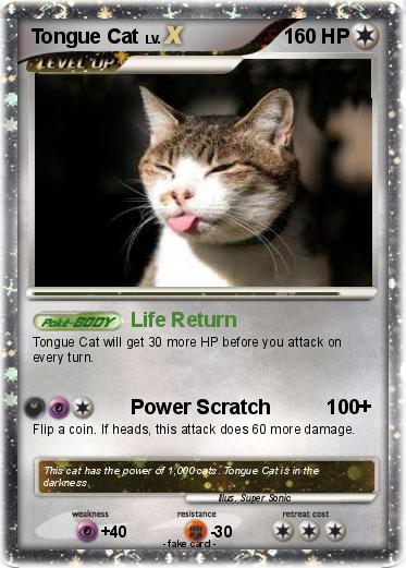 Pokemon Tongue Cat