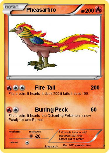 Pokemon Pheasarfiro