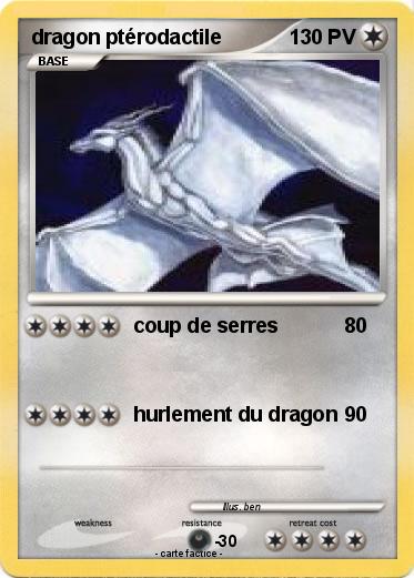 Pokemon dragon ptérodactile