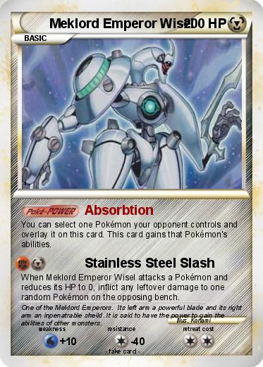 Pokemon Meklord Emperor Wisel