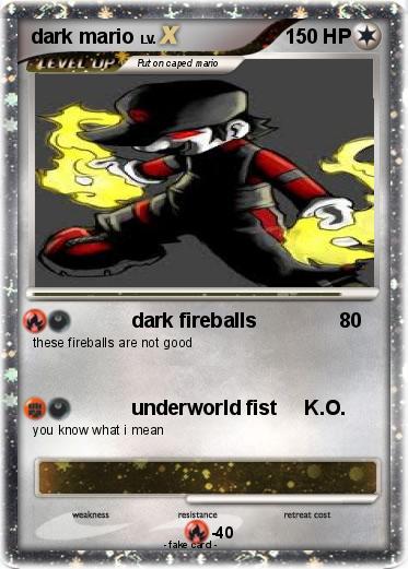 Pokemon dark mario