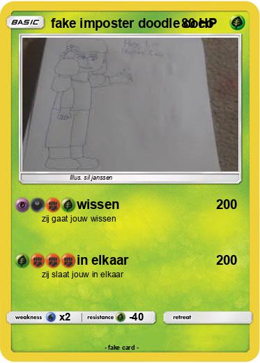 Pokemon fake imposter doodle coco