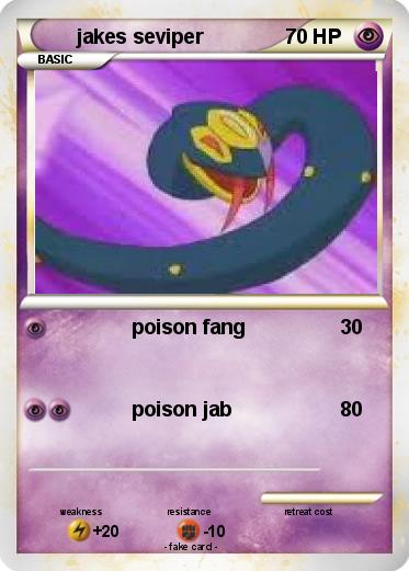Pokemon jakes seviper