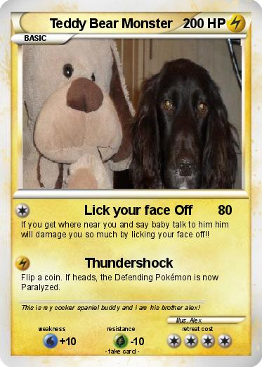 Pokemon Teddy Bear Monster
