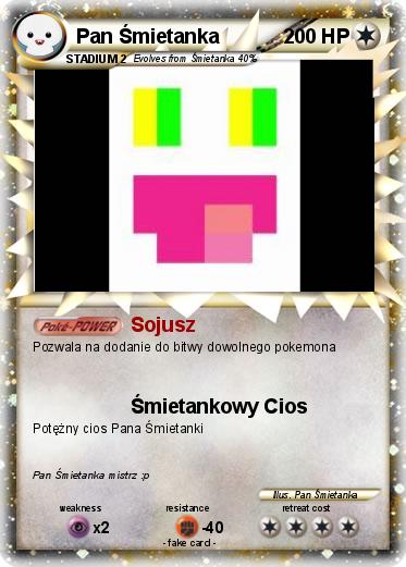 Pokemon Pan Śmietanka