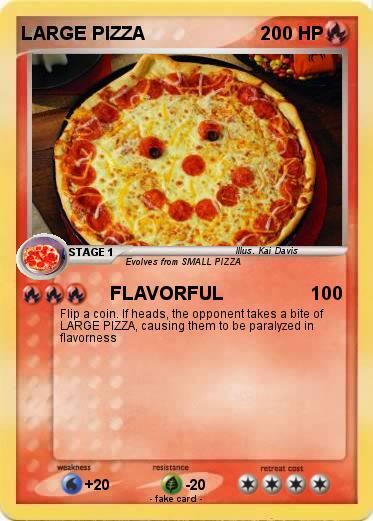 Pokemon LARGE PIZZA